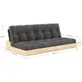 Karup - Base Sovesofa Tre-sæders - Grøn - Sovesofaer - - Homeroom