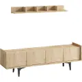 Kalune Design - Tv-bænk Cursa - Brun - Tv-bænke & mediebænke - - Homeroom