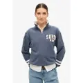 Superdry Athletic Applique Halv Lynlås Sweatshirt