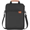 24hShop Vandafvisende iPad- og laptoptaske i polyester, 13,3" - svart