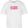 Miss Tee Allergic To Idiots T-shirt Med Korte ærmer