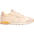 Pepe Jeans Pepe Jeanstil kvinder. PLS40034 Once Twill beige lædersko (39), Fast, Ruskind, Blonder, Casual