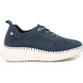 Carmela Carmelatil kvinder. 16232505-NAVY Træningssko i læder 162325 navy (40), Fast, Blonder, Casual, Blå