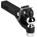Vevor Pintle Hitch 2" modtagerkrog til 2,5 til 3" Lunette Ring 20000 lbs