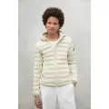 Ecoalf ECOALFtil kvinder. MCWGAJKATLAN0987S25-223 Jakke Atlantic hvid (M), Casual, Polyester, Bæredygtig