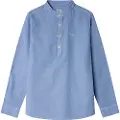 Pepe Jeans Pepe Jeanstil drenge. PB302703 Skjorte Chamber blå (4 Años), Casual, Bomuld, Linned, Lange ærmer, Bæredygtig, børnetøj
