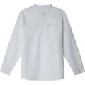 Pepe Jeans Pepe Jeanstil drenge. PB302703 Skjorte Chamber hvid (4 Años), Casual, Bomuld, Linned, Lange ærmer, Bæredygtig, børnetøj