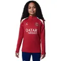 Nike Maskinstrikket Paris Saint-Germain Strike Fourth-træningstrøje til fodbold til store børn - rød
