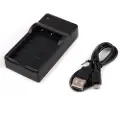 24hShop Lader for Panasonic CGA-S007E / LUMIX DMC-TZ1 / TZ2 / TZ3 / TZ4 / DMC-TZ1BK