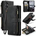 CASEME Samsung Galaxy S25+ Caseme C30 Multifunktionel Pung - Sort