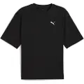 Puma WARDROBE ESS Boxy Tee Men, Clothing, Black, M