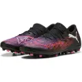 Puma FUTURE 8 MATCH MG Low Football Boots Unisex, Shoes, Black/White/Glowing Red, 44