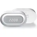 Forever Light Forverer LED-vækkeur med natlys - hvid