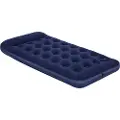 Bestway 67224 Twin Easy Inflate Flocked 188x99x28 Cm Enkel Luftmadras Med Indbygget Pumpe