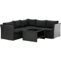 Venture Home - Loungesæt Haiti - Sort - Loungemøbler - - Homeroom