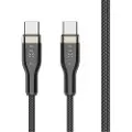 FIXED METAL series 100W - USB-C <-> USB-C - 2m - Sort