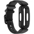 24hShop Silikonerem til Fitbit Ace 3 - Sort