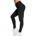 24hShop Scrunch Tights høj talje Large - Sort