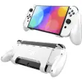 24hShop Grip Case med kortholder kompatibel med Nintendo Switch OLED