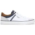Pepe Jeans Pepe Jeanstil mænd. PMS31073 Kenton stage hvide læder-sneakers (40), Fast, Blonder, Casual