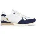Pepe Jeans Pepe Jeanstil mænd. PMS40032 Brit Ivy lædersko hvid, navy (44), Fast, Blonder, Casual, Blå