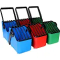 Lockncharge Stor 13" Plastikkurv Til Apparater, 6-pak
