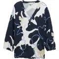 Tom Tailor V-neck Crincle 3/4 ærme Bluse