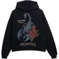 Superdry Superdrytil kvinder. W2012434A Neotraditional tatoveringssweatshirt sort (L), Casual, Bomuld