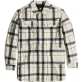 G-Star G-Startil kvinder. D25222-D716-G790 Boyfriend-overshirt hvid (S), Casual, Bomuld, Lange ærmer