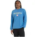New Balance Relaxed Linear Athletics Polo Med Lange ærmer