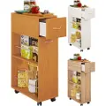 VCM - Niche trolley Tusal With Drawer - Beige - Hylder & opbevaring - - Homeroom