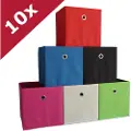 VCM - Sæt med 10 foldekasser Boxas - Orange - Hylder & opbevaring - - Homeroom