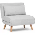 Atelier Del Sofa - 1-sædet sofa-seng-Alfredo - Grå - Sovesofaer - - Homeroom