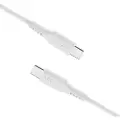 FIXED LIQUID Silicone - 60W - USB-C <-> USB-C - 2m - Hvid