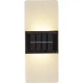 Star Trading - Solcellebelysning, væg Wally Frost 20 cm - Hvid - Facadebelysning - - Homeroom