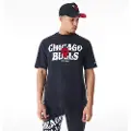 New Era Nba Cf Grphc Oversized Chicago Bulls T-shirt Med Korte ærmer