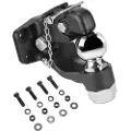 Vevor Pintle Hitch 2-5/16" Mount Hitch Ball til 2,5"-3" Lunette Ring 30000 lbs
