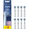 Oral-B Eb60x-8 Sensitive Clean Pro Udskiftning Af Elektrisk Tandbørste 8 Enheder