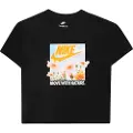 Nike Sportswear-T-shirt til større børn (piger) - sort
