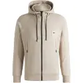 Hugo Boss BOSStil mænd. 50537204 Saggy Rib beige sweatshirt (M), Casual, Bomuld, Lange ærmer