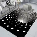 24hShop Gulvtæppe Afgrund 160 cm - illusion art