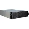 Inter-Tech Ipc 3u-30255 3u 19" Rack Rustfrit Stål, Sort