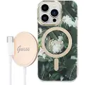 GUESS Gubpp14xhjeacsa+ Charger Set Iphone 14 Pro Max 6.7 Jungle Telefon Etui
