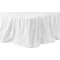 Venture Home - Pixy Bed Skirt - Hvid - Sengekapper - - Homeroom