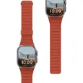 Urban Armor Gear Pathfinder Silicone Strap for Apple Watch - Olive/Rust - 44/45/46/49mm