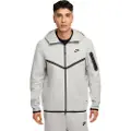 Nike Tech Windrunner-fleecejakke med lynlås til mænd - grå