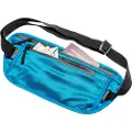 Cocoon Secret Waist Wallet / Silk,30x14 cm, Pung, blue lagoon