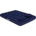 Bestway 67374 Queen Easy Inflate Flocked Airbed 203x152x22 Cm Dobbelt Luftmadras Med Indbygget Pumpe