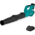 Vonroc Løvblæser 20V – Axial design | Luftmængde 420m3/t | Inkl. 2.0Ah akku og oplader