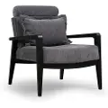 Atelier Del Sofa - Fløjstol Apollo - Grå - Lænestole - - Homeroom